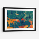 Agua y reflejo naranja | Cuadro decorativo de Canvas Lab