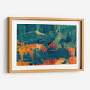 Agua y reflejo naranja | Cuadro decorativo de Canvas Lab