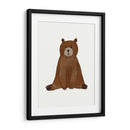 Osito café de acuarela | Cuadro decorativo de Canvas Lab