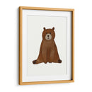 Osito café de acuarela | Cuadro decorativo de Canvas Lab