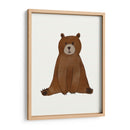 Osito café de acuarela | Cuadro decorativo de Canvas Lab