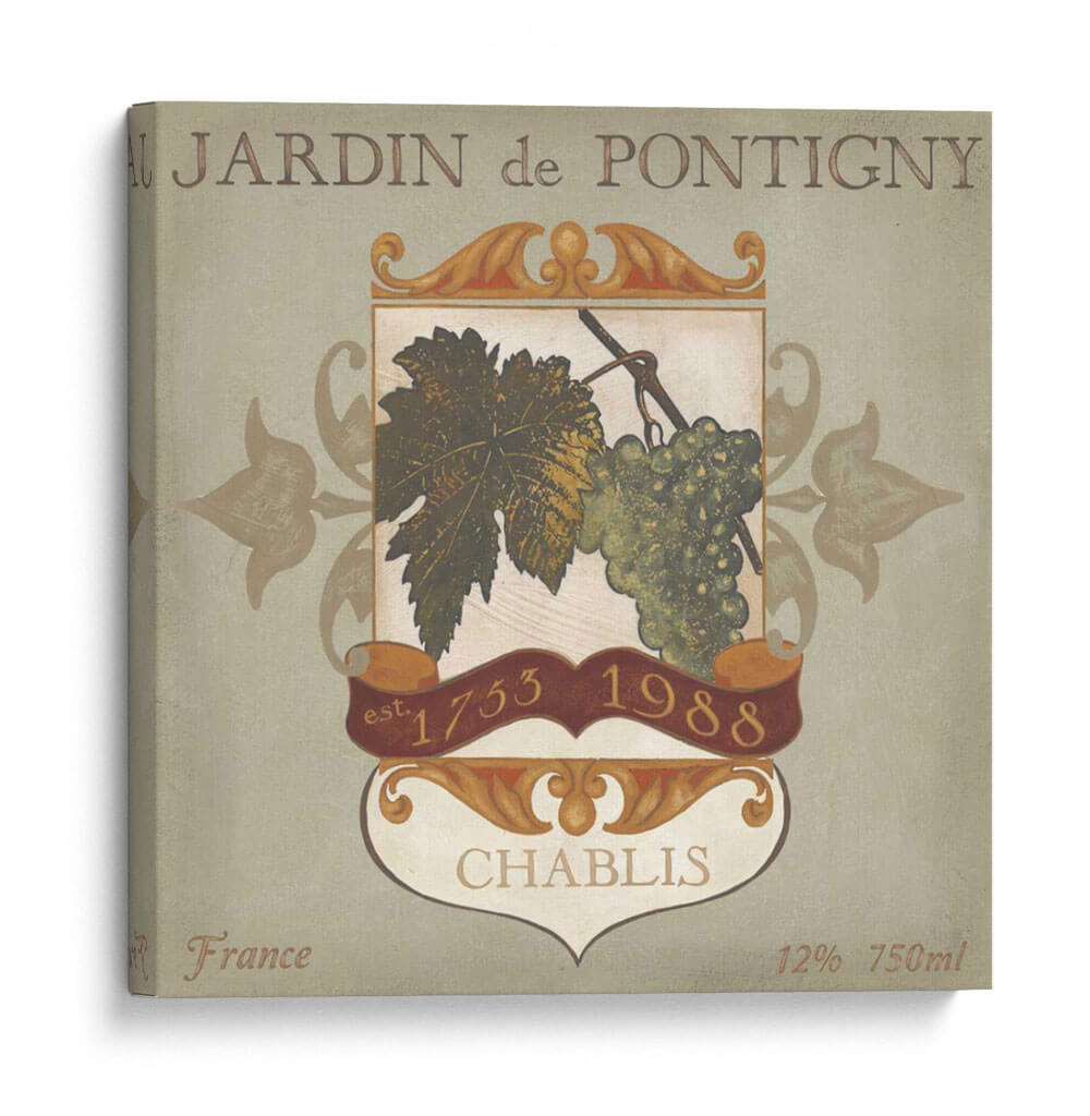 Vintage Wine Labels I - June Erica Vess | Cuadro decorativo de Canvas Lab