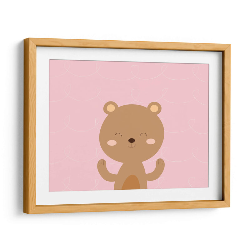 Osito contento | Cuadro decorativo de Canvas Lab