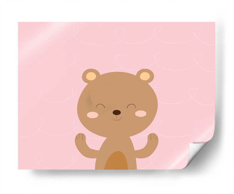 Osito contento | Cuadro decorativo de Canvas Lab