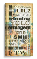 Urban Frases Que Chevron - Vision Studio | Cuadro decorativo de Canvas Lab