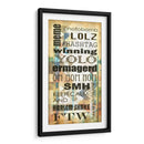 Urban Frases Que Chevron - Vision Studio | Cuadro decorativo de Canvas Lab