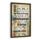 Urban Frases Que Chevron - Vision Studio | Cuadro decorativo de Canvas Lab