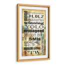 Urban Frases Que Chevron - Vision Studio | Cuadro decorativo de Canvas Lab