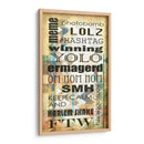 Urban Frases Que Chevron - Vision Studio | Cuadro decorativo de Canvas Lab