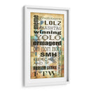 Urban Frases Que Chevron - Vision Studio | Cuadro decorativo de Canvas Lab