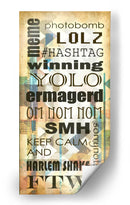 Urban Frases Que Chevron - Vision Studio | Cuadro decorativo de Canvas Lab