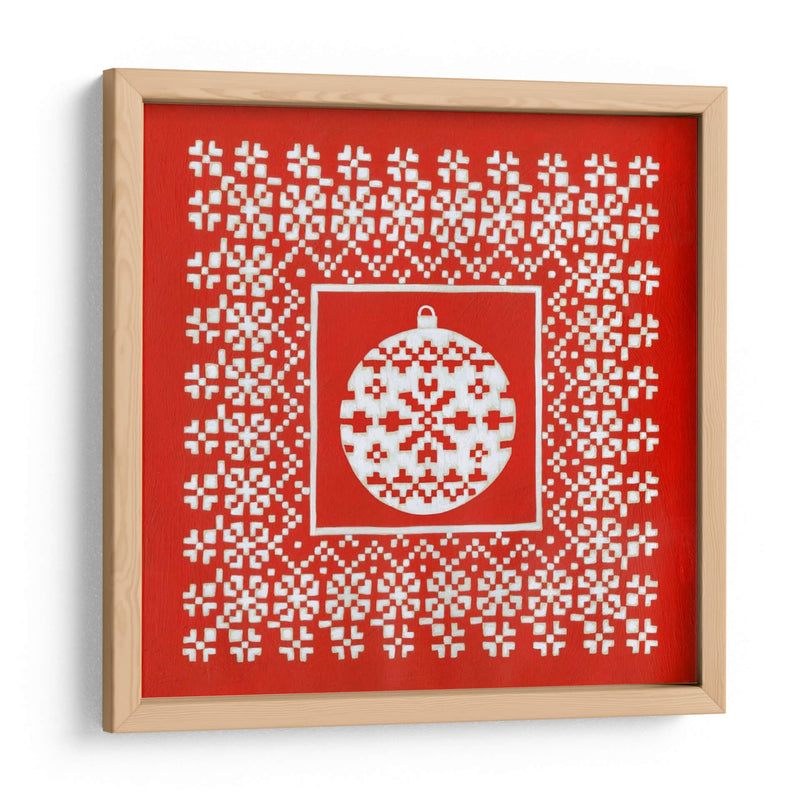 Fair Isle Copo De Nieve V - Chariklia Zarris | Cuadro decorativo de Canvas Lab