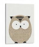 Owl doodle | Cuadro decorativo de Canvas Lab