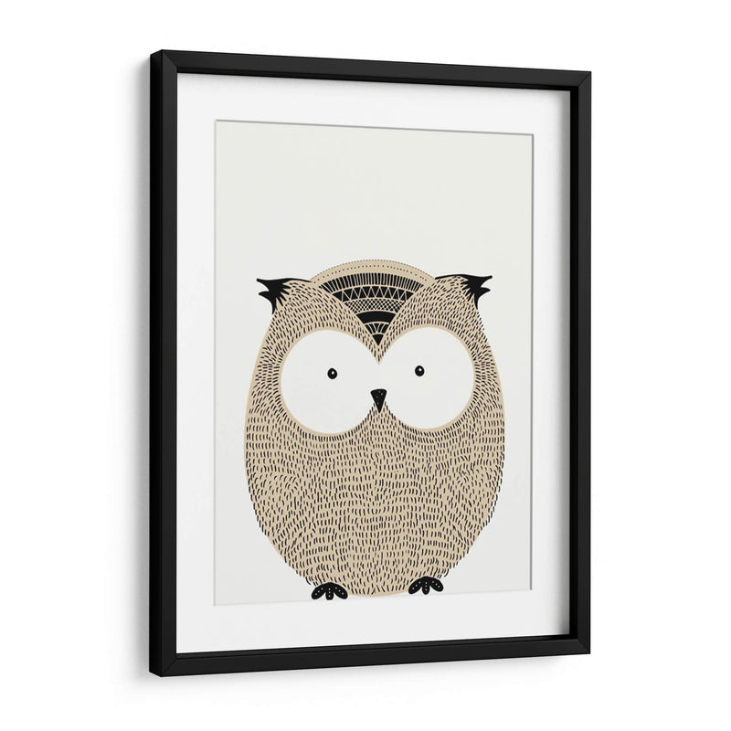 Owl doodle | Cuadro decorativo de Canvas Lab