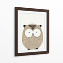 Owl doodle | Cuadro decorativo de Canvas Lab