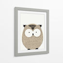 Owl doodle | Cuadro decorativo de Canvas Lab