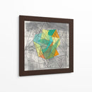Geomolecule II - Jennifer Goldberger | Cuadro decorativo de Canvas Lab