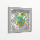 Geomolecule II - Jennifer Goldberger | Cuadro decorativo de Canvas Lab