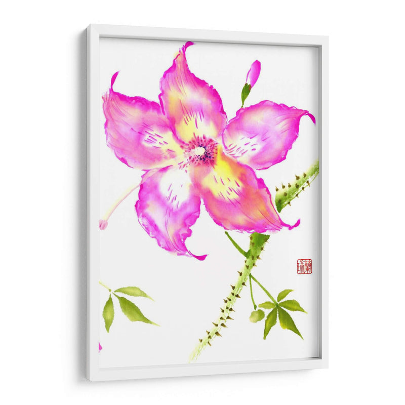 La Flor Del Hibisco III - Nan Rae | Cuadro decorativo de Canvas Lab