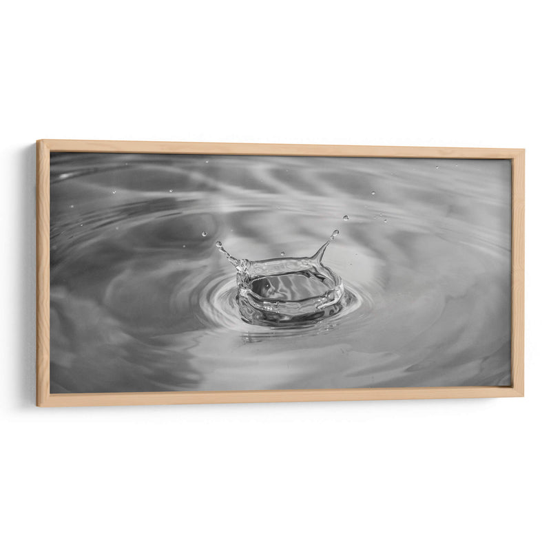 El momento de una gota | Cuadro decorativo de Canvas Lab