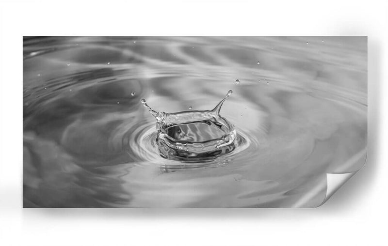 El momento de una gota | Cuadro decorativo de Canvas Lab