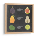 Pizarra De Frutas I - Vision Studio | Cuadro decorativo de Canvas Lab