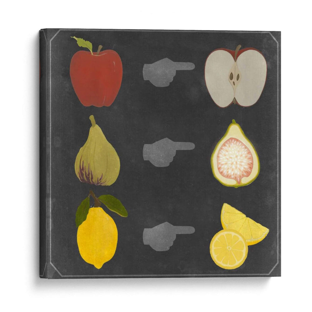 Pizarra De Frutas II - Vision Studio | Cuadro decorativo de Canvas Lab