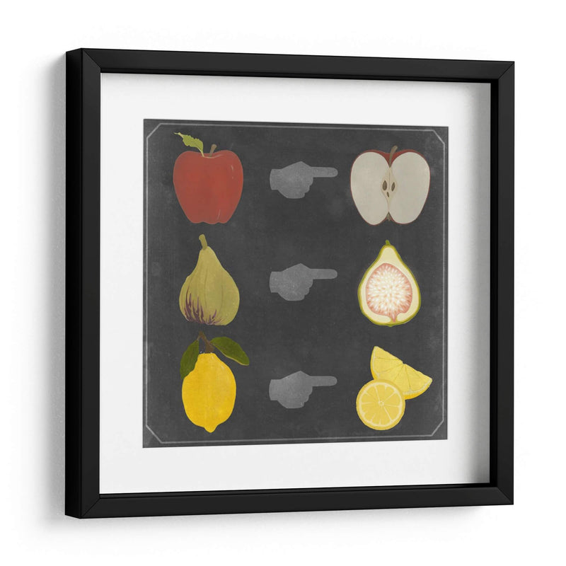 Pizarra De Frutas II - Vision Studio | Cuadro decorativo de Canvas Lab