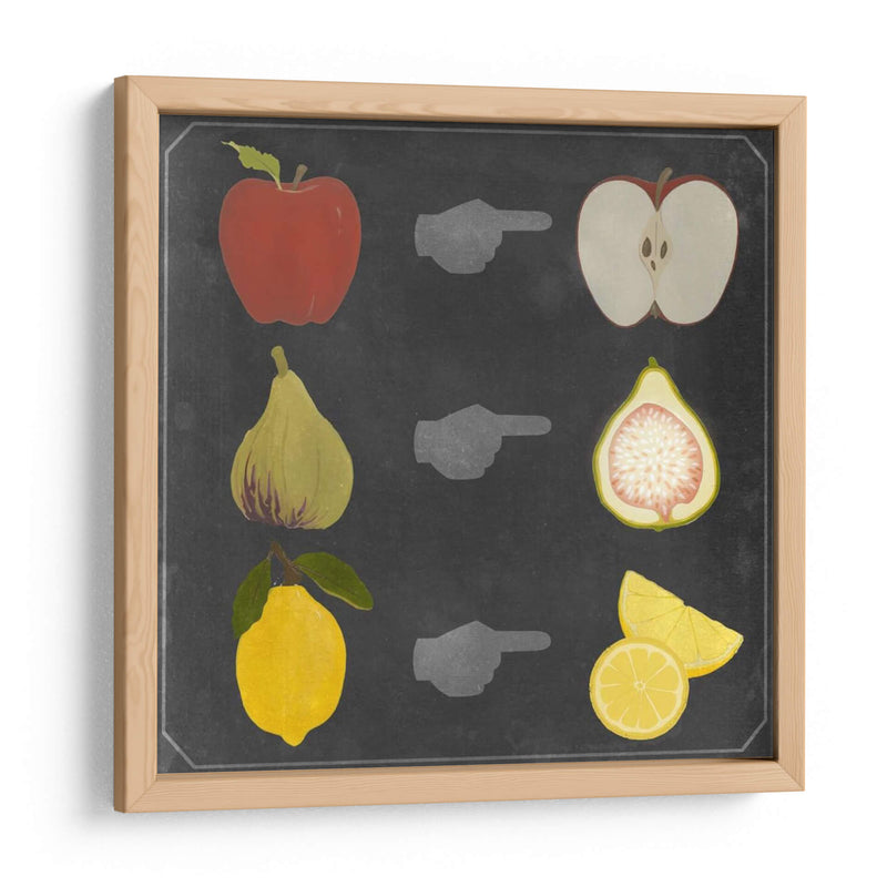 Pizarra De Frutas II - Vision Studio | Cuadro decorativo de Canvas Lab