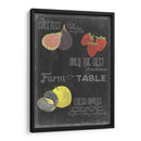 Pizarra Fruit III - Vision Studio | Cuadro decorativo de Canvas Lab