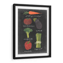 Pizarra Verduras I - Vision Studio | Cuadro decorativo de Canvas Lab