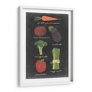 Pizarra Verduras I - Vision Studio | Cuadro decorativo de Canvas Lab
