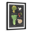 Pizarra Verduras II - Vision Studio | Cuadro decorativo de Canvas Lab