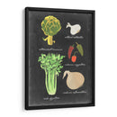 Pizarra Verduras II - Vision Studio | Cuadro decorativo de Canvas Lab