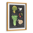 Pizarra Verduras II - Vision Studio | Cuadro decorativo de Canvas Lab