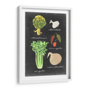 Pizarra Verduras II - Vision Studio | Cuadro decorativo de Canvas Lab