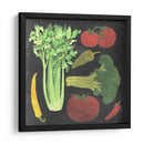 Pizarra Verduras III - Vision Studio | Cuadro decorativo de Canvas Lab