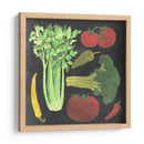 Pizarra Verduras III - Vision Studio | Cuadro decorativo de Canvas Lab