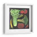 Pizarra Verduras III - Vision Studio | Cuadro decorativo de Canvas Lab