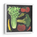 Pizarra Verduras III - Vision Studio | Cuadro decorativo de Canvas Lab