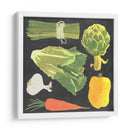 Pizarra Veggies IV - Vision Studio | Cuadro decorativo de Canvas Lab
