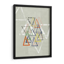 Enteros Triángulos I - Jennifer Goldberger | Cuadro decorativo de Canvas Lab