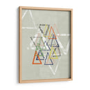 Enteros Triángulos I - Jennifer Goldberger | Cuadro decorativo de Canvas Lab