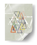 Enteros Triángulos I - Jennifer Goldberger | Cuadro decorativo de Canvas Lab