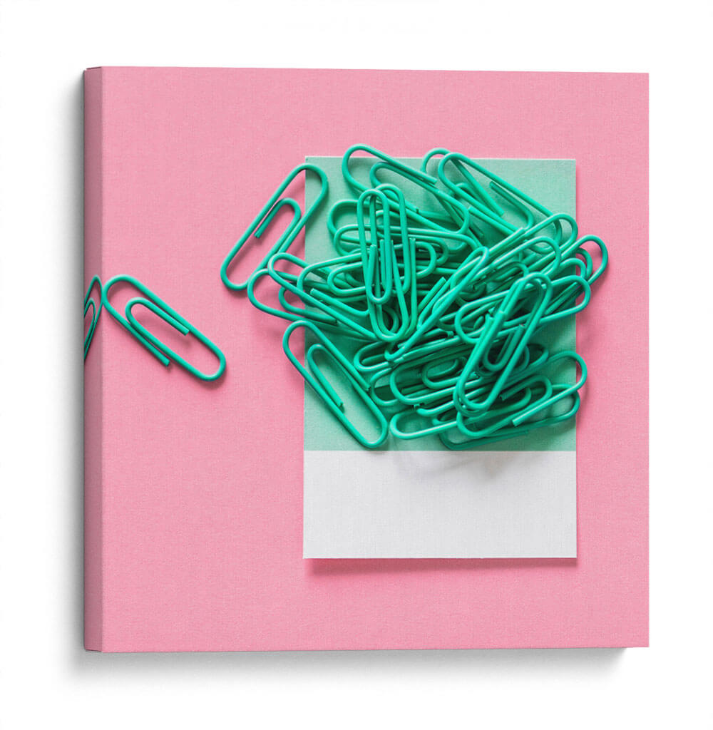 Pendientes color menta | Cuadro decorativo de Canvas Lab