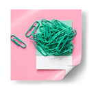 Pendientes color menta | Cuadro decorativo de Canvas Lab