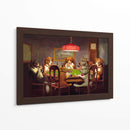 Perros jugando al póquer - Cassius Marcellus Coolidge | Cuadro decorativo de Canvas Lab