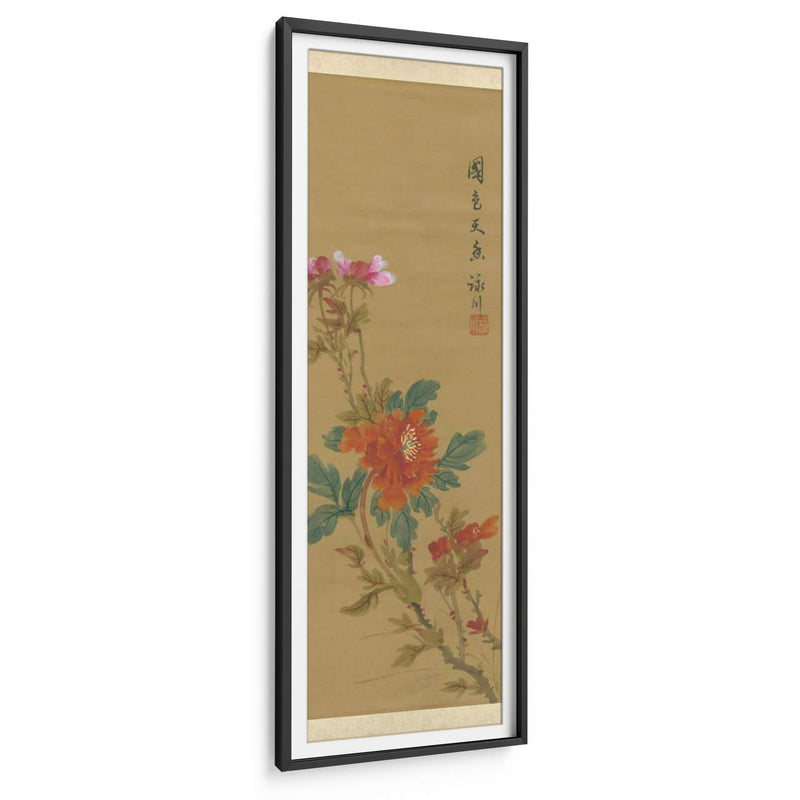 Oriental Floral Scroll I | Cuadro decorativo de Canvas Lab