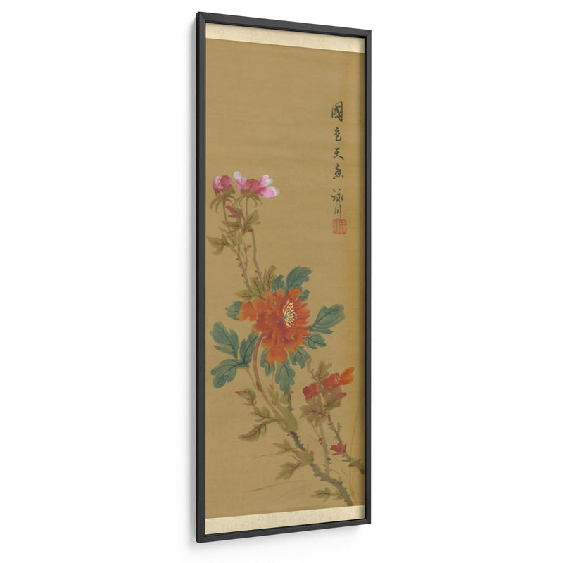 Oriental Floral Scroll I | Cuadro decorativo de Canvas Lab