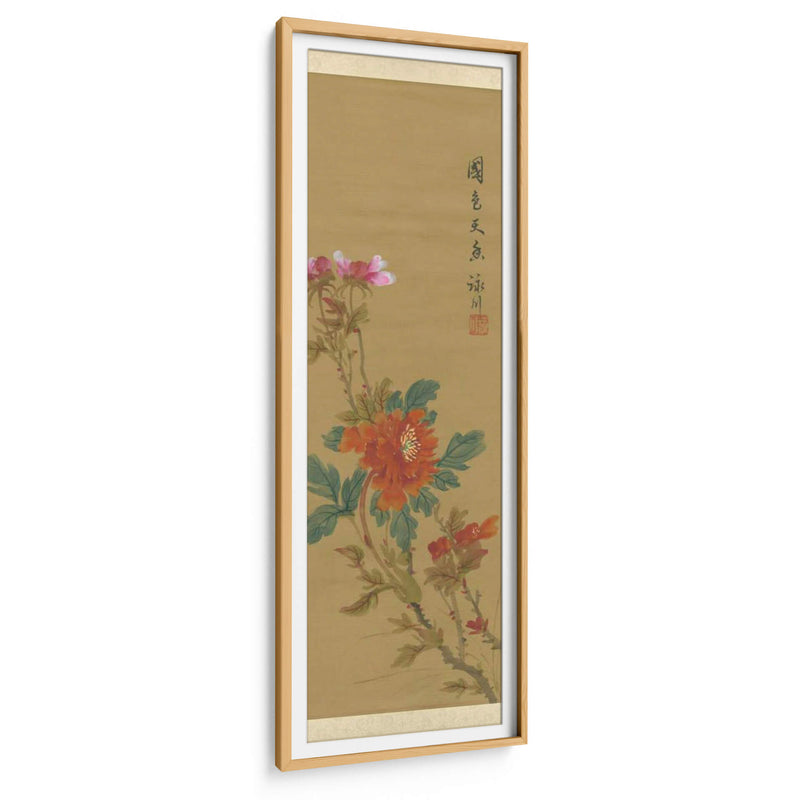 Oriental Floral Scroll I | Cuadro decorativo de Canvas Lab